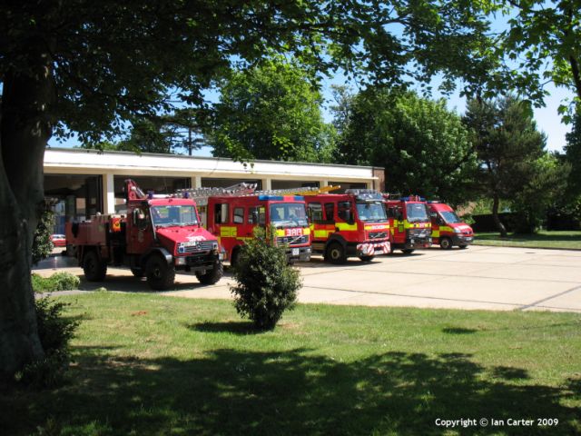 Unimog, Ladder 1, ERT, Ladder 2, Water Rescue